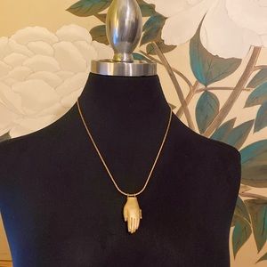Madewell Hand Pendant Locket Necklace